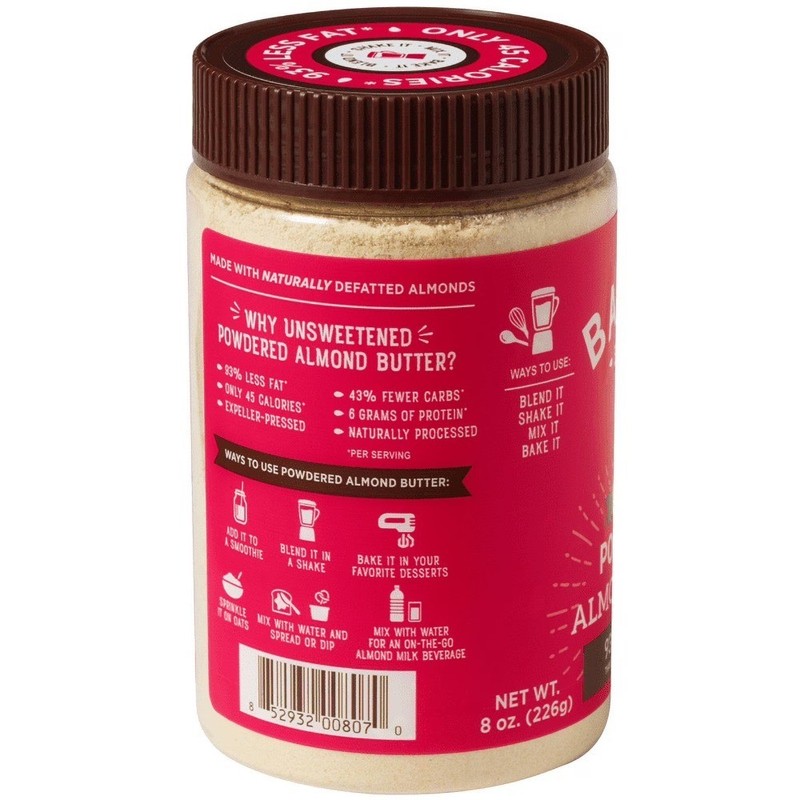 Unsweetened Almond Butter Powder 8 Ounces Pure Natural Nut Spread gallery