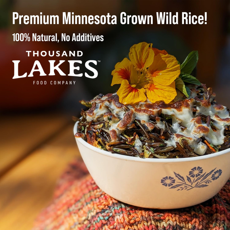 Minnesota Grown Wild Rice - 15 Ounces | 100% Wild Rice | All Natural gallery
