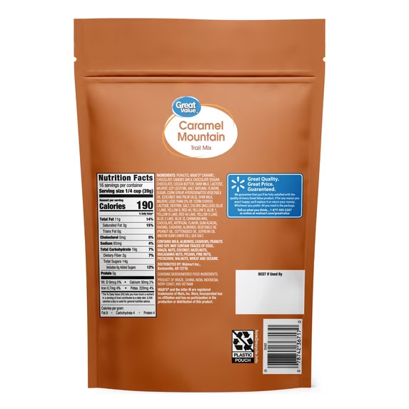 Great Value Caramel Mountain Trail Mix, 22 oz gallery