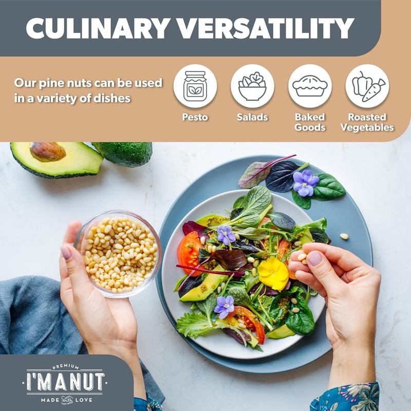 Delicious Raw Pine Nuts - Heart-Healthy & Vitamin-Rich gallery