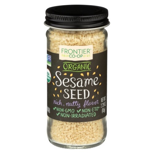 Organic Sesame Seed Whole 2.29 Oz (Case of 12) By Frontier Herb