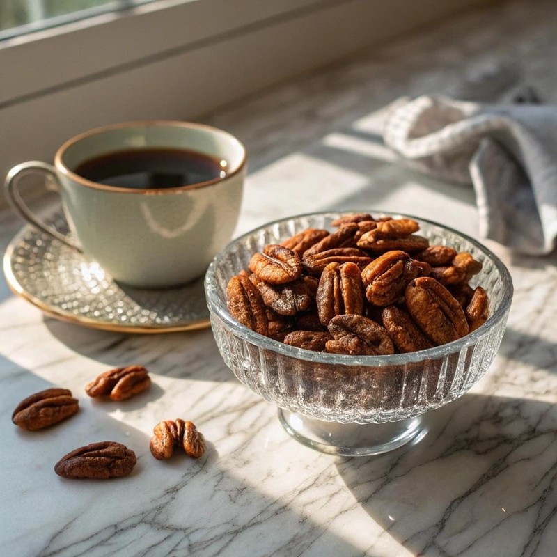 Keto Maple Pecans | 1g Net Carb Snack | Gluten Free Low Carb Nuts, 10 Oz gallery