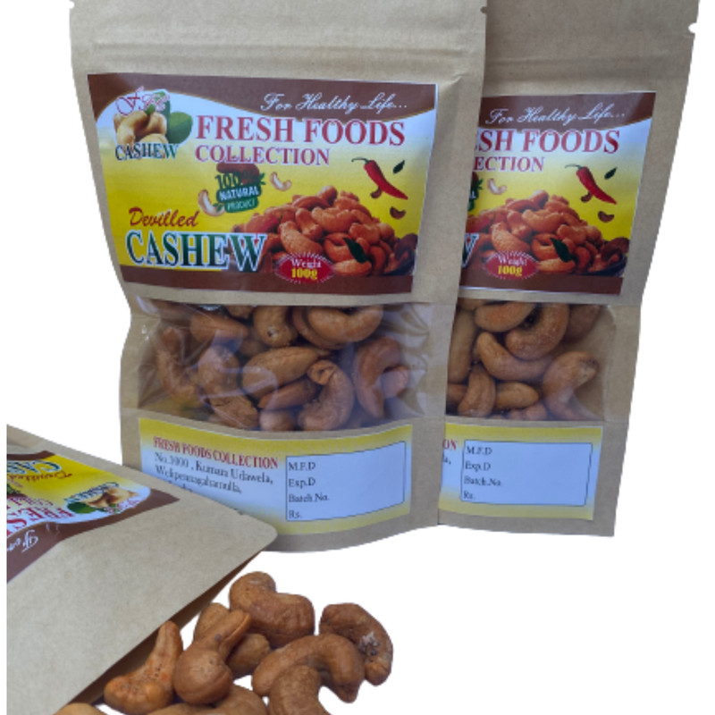 Cashew Nuts Devilled Spicy Cashews Premium quality natural Cashew Whole 100g