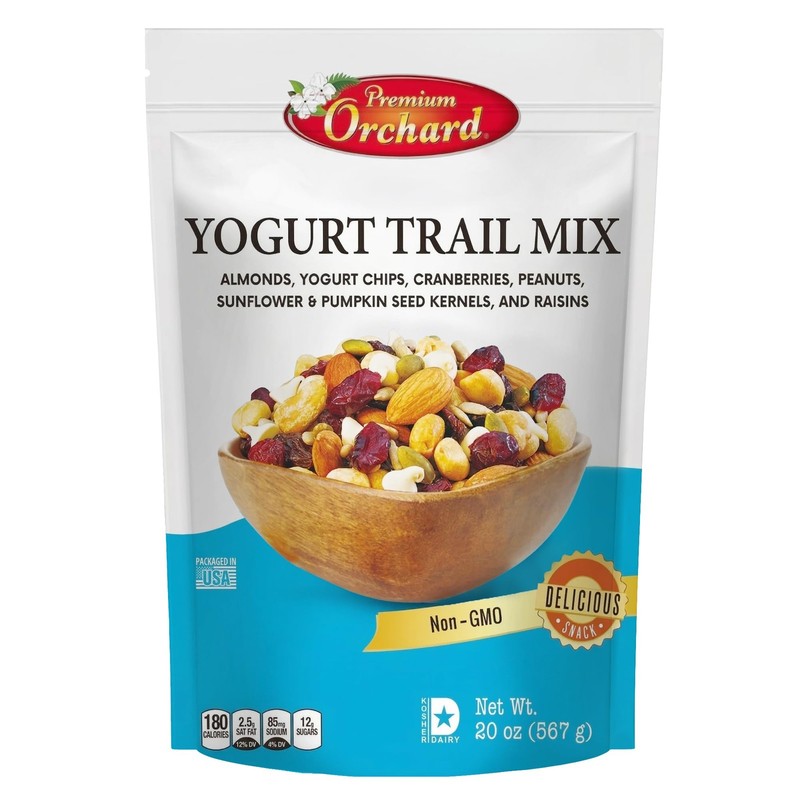 Trail Mix Seeds Yogurt Fruit Nuts Healthy Snack Bulk Blend 20z