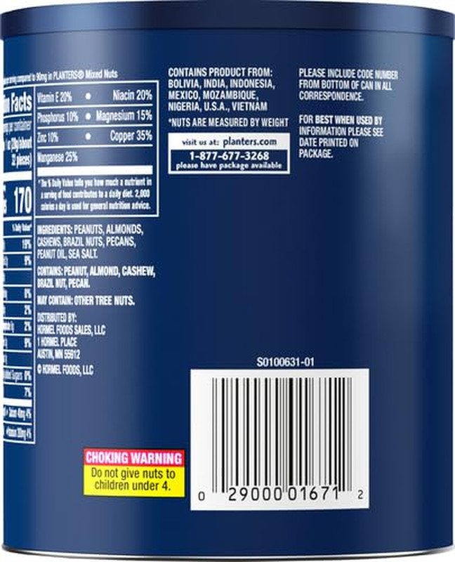 Planters Lightly Salted Mix Nuts, Party Snacks, Plant-Based Protein, 15 Ounces gallery