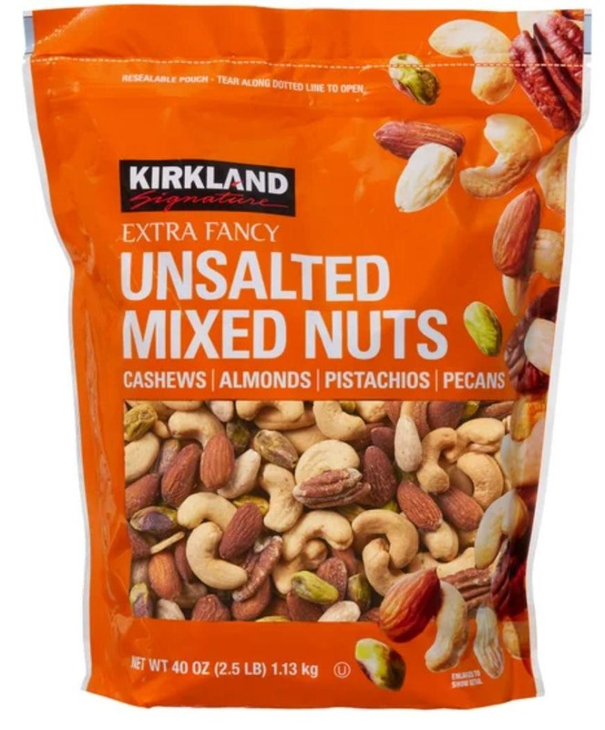 Kirkland Signature Extra Fancy Unsalted Mixed Nuts 2.5 (LB)