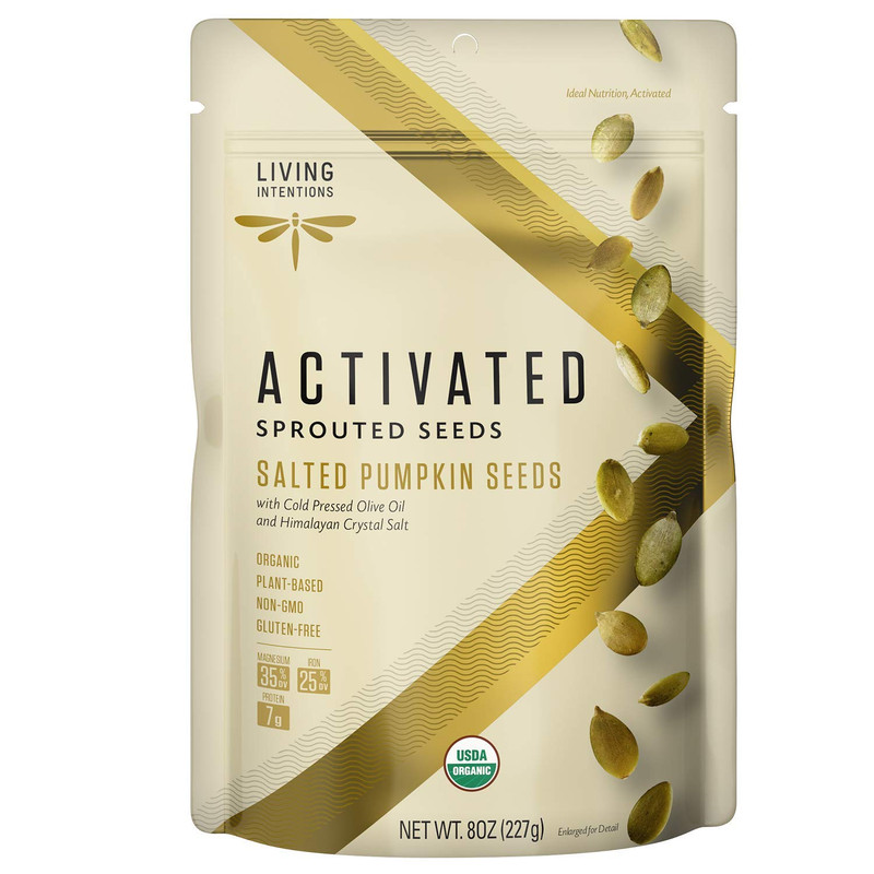 Organic Sprouted Pumpkin Seeds: Salted – Nongmo – Gluten Free – Vegan –Kosher –