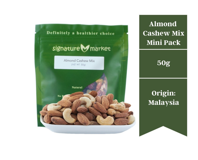 Signature Market Almond Cashew Mix Mini Pack (50g)