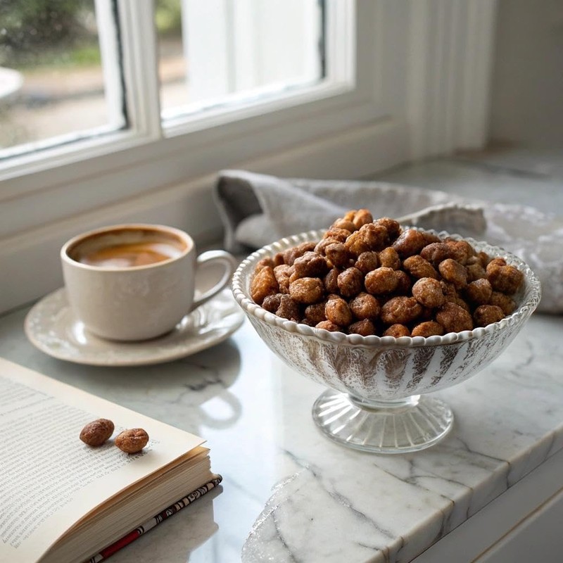 Toffee Peanuts, Candied Peanuts with Praline Coat and Sweet Cream, GlutenFree... gallery