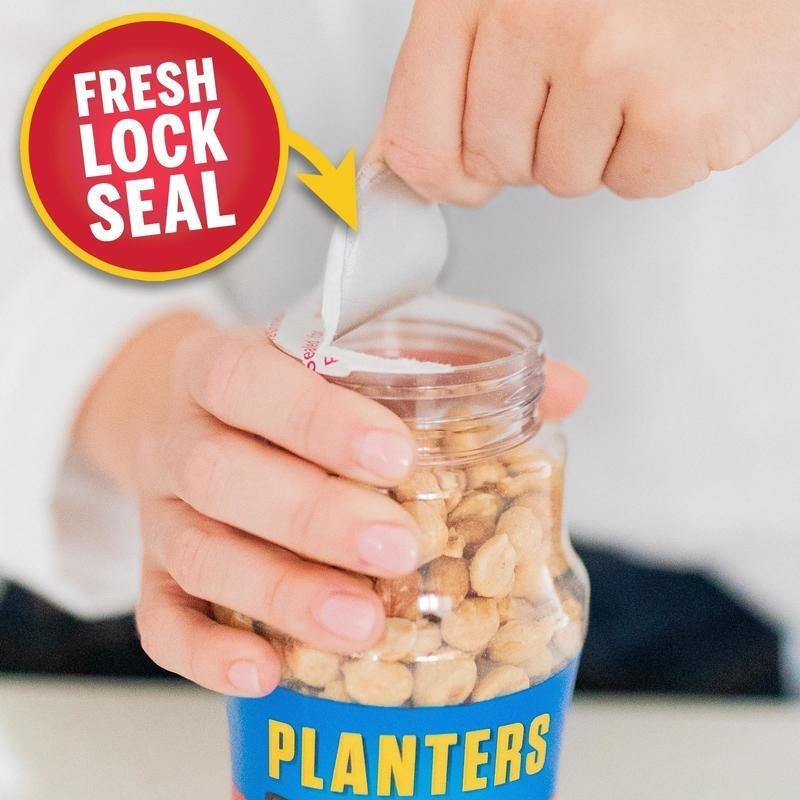 4 Pk Lightly Salted Dry Roasted Peanuts Party Snack Plant Based Protein 16oz Jar gallery