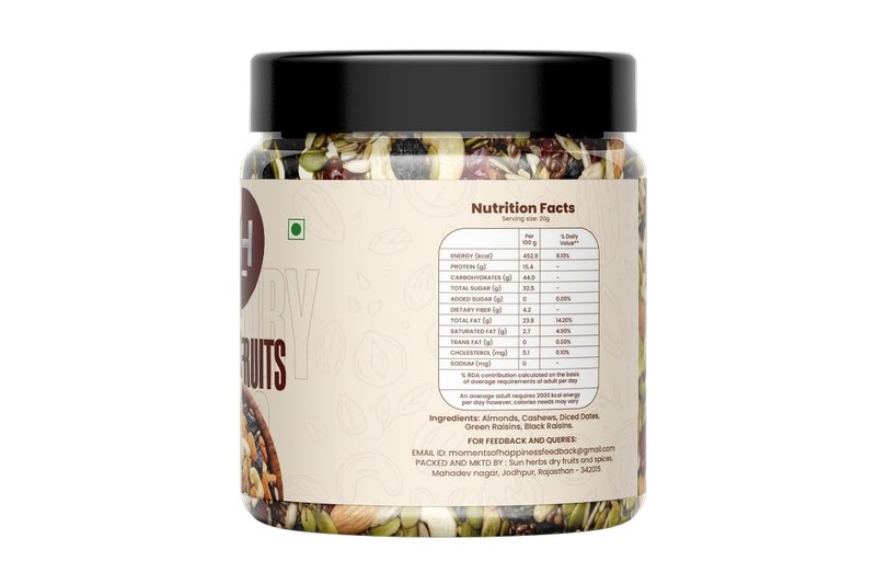 Moments of Happiness Dry Fruit 1kg Almond Cashew Raisin Kiwi Apricot Dates gallery