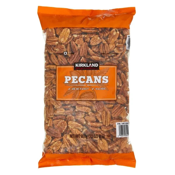 Kirkland Signature Pecan Halves, 2 lbs Perfect As A Snack
