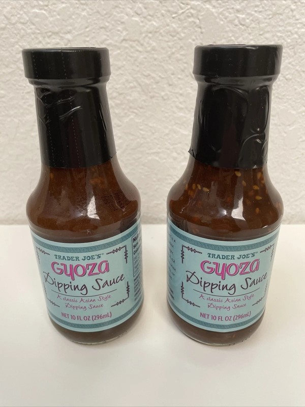 2 Pack Trader Joe's Gyoza Dipping Sauce New 10 ounce each bottle