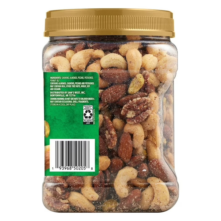 Member's Mark Unsalted Deluxe Mixed Nuts, Premium Nut, 34 Oz FRESH gallery