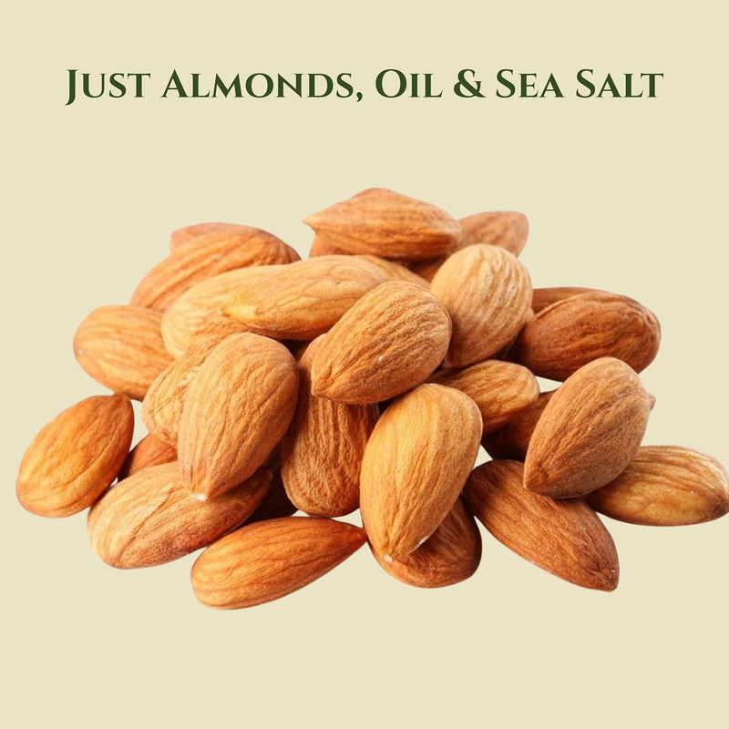 Roasted and Salted Almonds in Resealable Bag 16 Oz gallery