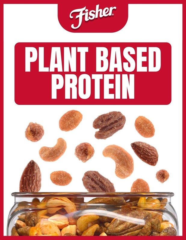 Fisher Mixed Nuts with Peanuts, 24 oz Canister^*- gallery