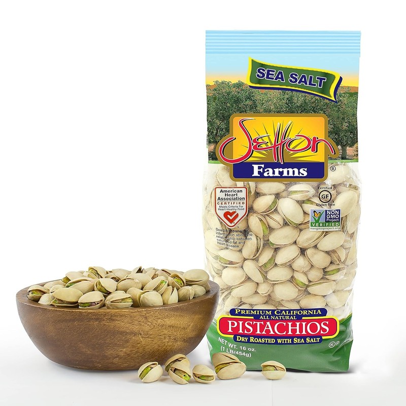 Dry roasted salted pistachios premium california nuts gallery