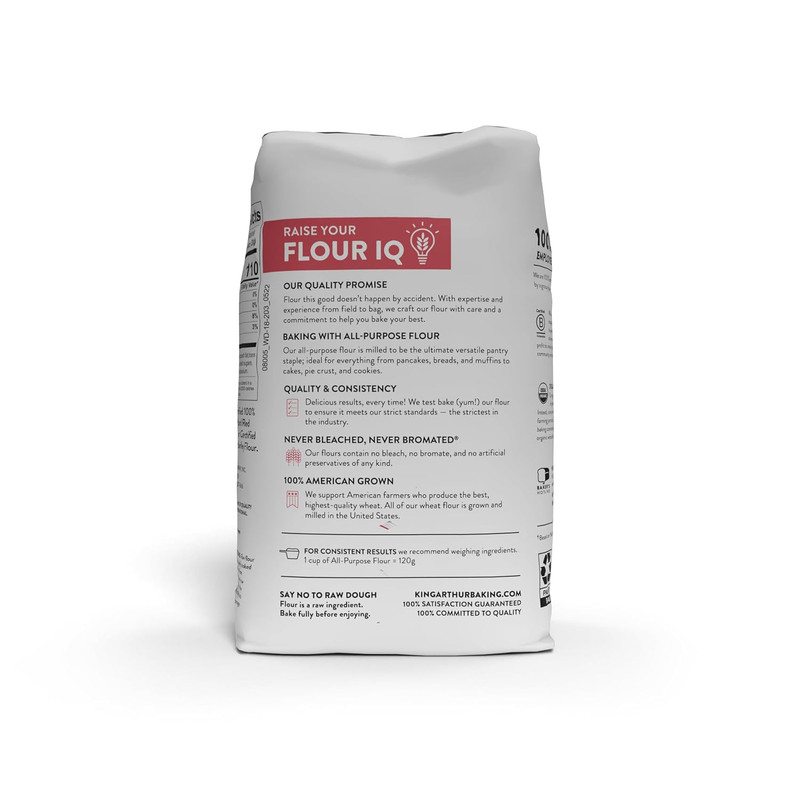 100% Organic All-Purpose Flour, Unbleached, 2 Lb (Pack of 1) - Non-Gmo Project V gallery