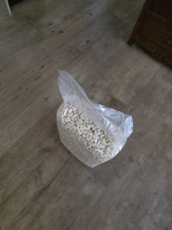 SUPER RARE Jumbo HAND CRACKED Raw COLD Cracked Cashews BALI MOUNTAIN GROWN gallery