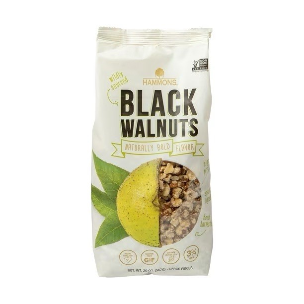 Hammons Shelled American Fancy Large Black Walnuts, 20 oz. gallery