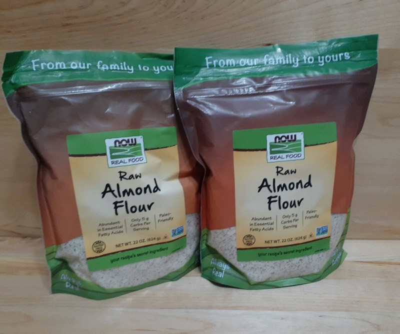 3 PK NOW FOODS Real Raw ALMOND FLOUR 22 oz 624g Gluten-Free Non GMO Raw 26 SERV gallery