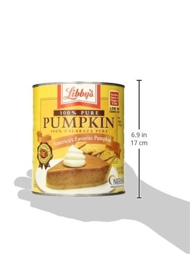 Libbys Canned Pumpkin 6.6 Pound Pure Pumpkin for Baking Soups and More gallery
