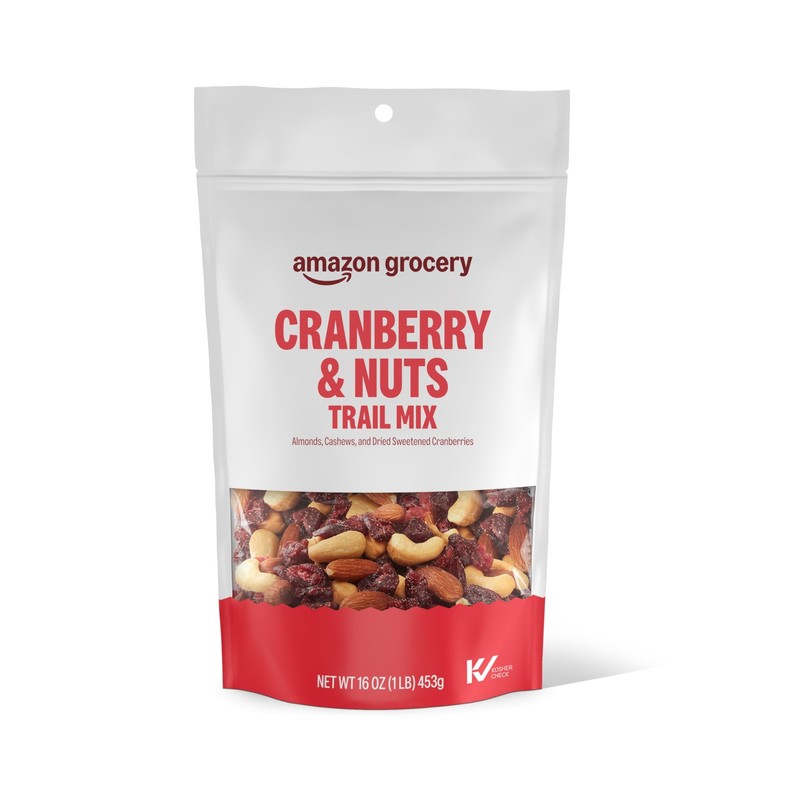 , Cranberry & Nuts, Trail Mix, 16 Oz (Previously Happy Belly, Packaging May V…