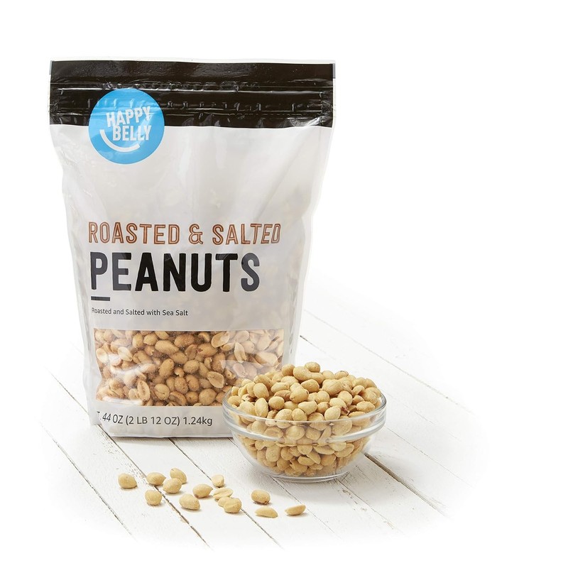 Amazon Brand - Happy Belly Roasted and Salted Peanuts, 44 ounce (Pack of 1) gallery