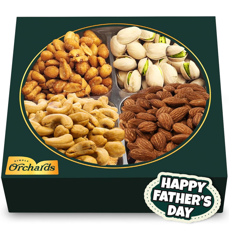 Fathers Day Nuts gift Basket of Cravings Gourmet Collection, Healthy Kosher Snac