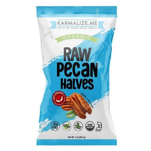 Raw Pecan Halves 1 Oz by Karmalize.Me