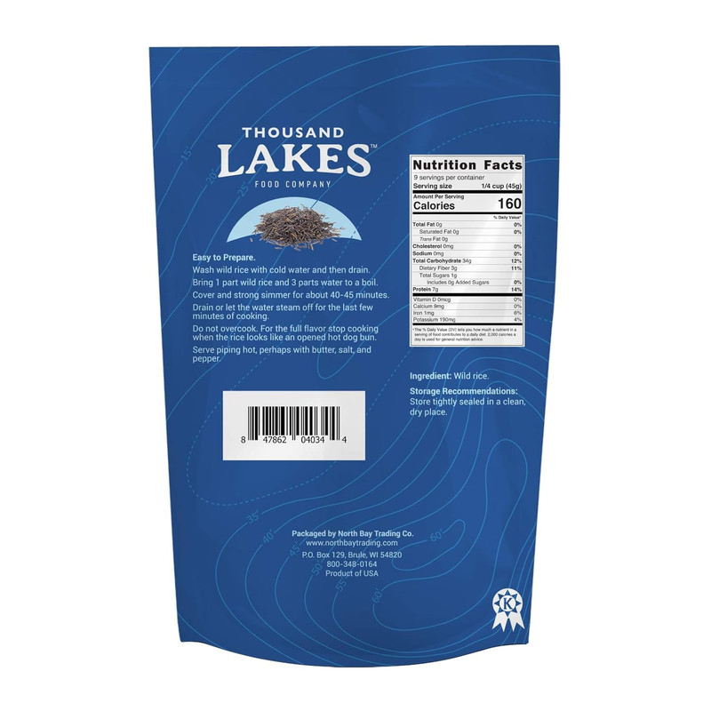 Minnesota Grown Wild Rice - 15 Ounces | 100% Wild Rice | All Natural gallery