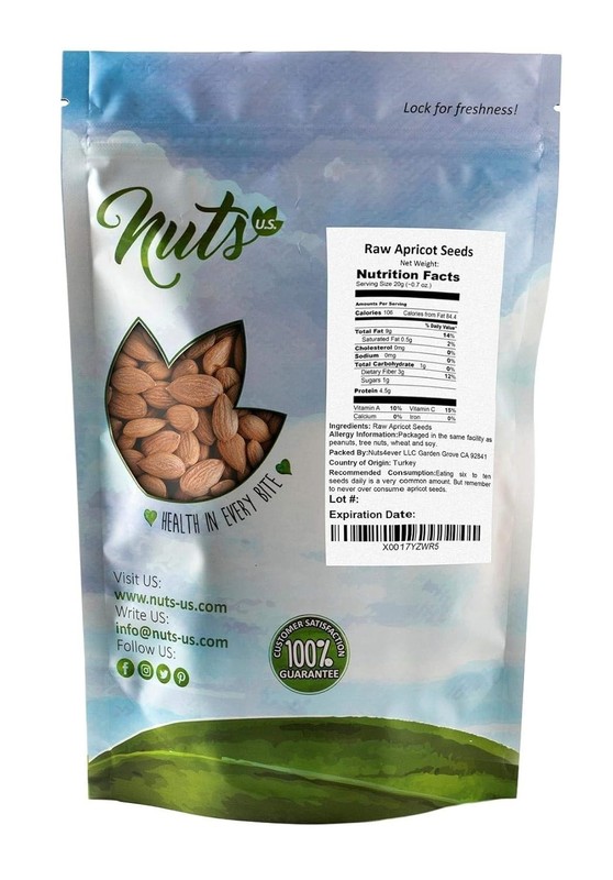 NUTS U.S. Sweet Apricot Kernels - Nutrient-Rich 1 LB Snack Ideal for Smoothies gallery