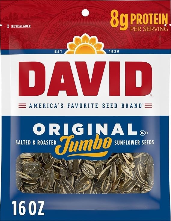 Salted Roasted Jumbo Sunflower Seeds 16 oz Bag Original Flavor Crunchy Snack On gallery