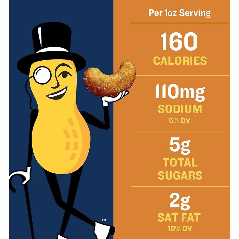 Planters 8.25Oz Deluxe Honey Roasted Cashews Sweet And Salty Snack gallery