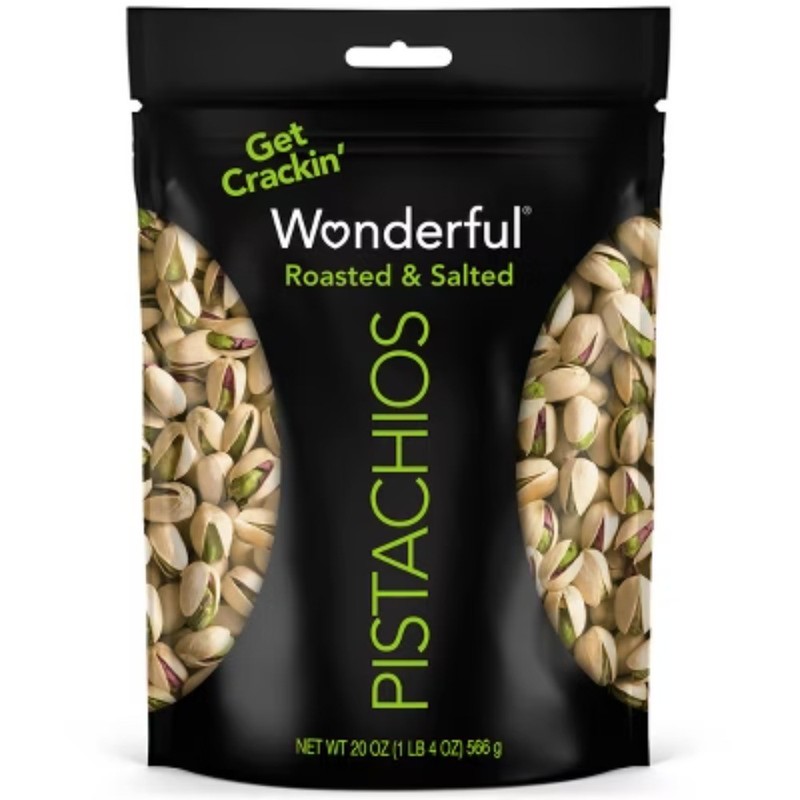 Wonderful Pistachios Roasted & Salted – 20oz