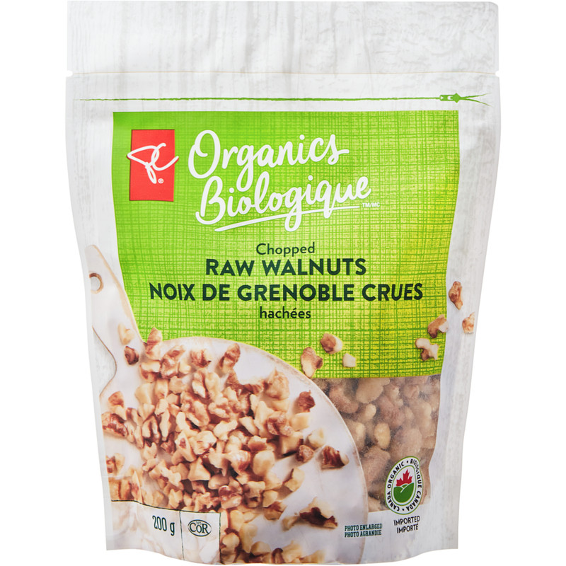 2-Pack PC Organics Chopped Raw Walnuts