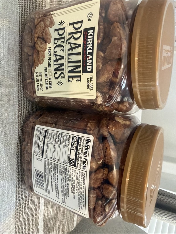 2 Packs Kirkland Signature Praline Pecans 40oz Per Pack