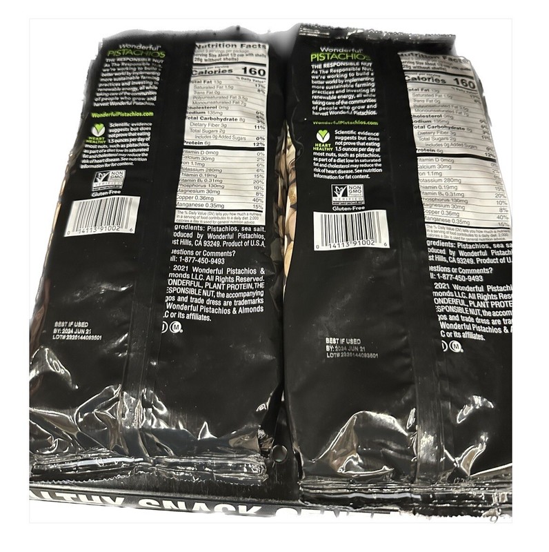 Wonderful Pistachios, In-Shell, Roasted & Salted Nuts, 32Oz gallery