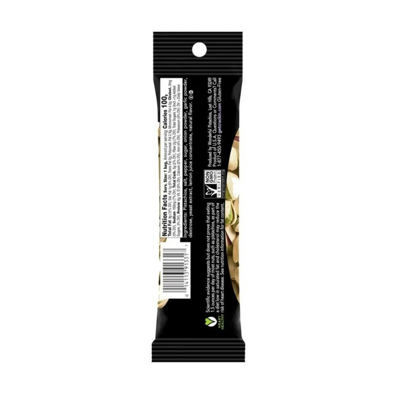 Wonderful Roasted and Salted Pistachios Snack Packs 12 Count 1.25 oz Each gallery
