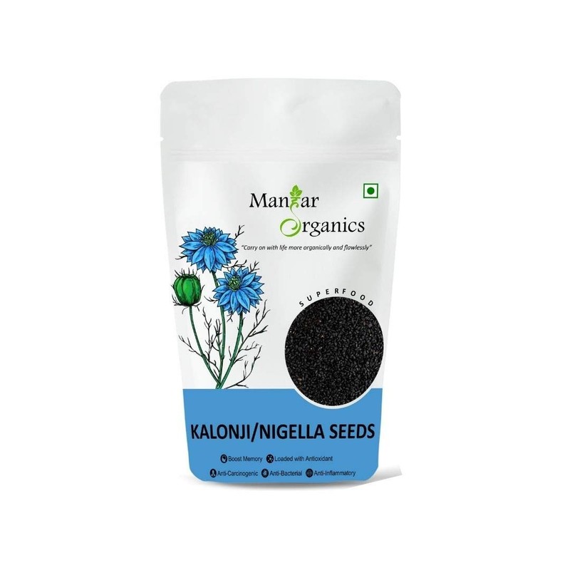 ManHar Organics Kalonji, Nigella Seeds 250gm