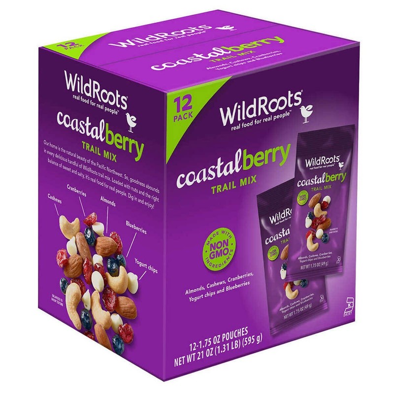 WildRoots Trail Mix Coastal Berry Blend 1.75 oz, 12-count = One Box