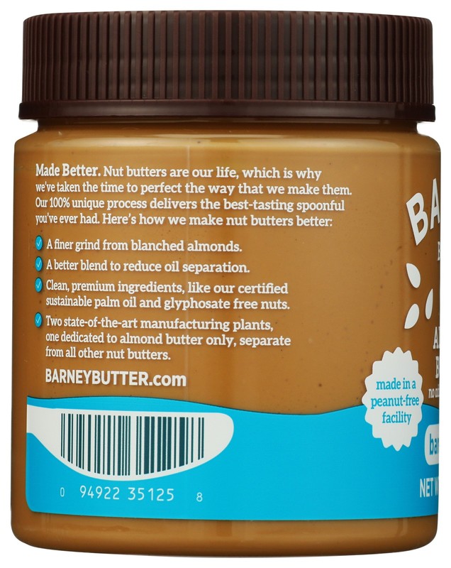 Barney Butter Bare Smooth Almond 10 Oz Nut Spread 6 Pack gallery