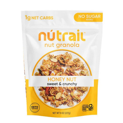 Keto Nut Granola Honey Nut 8 Oz(Case Of 6) By Nutrail
