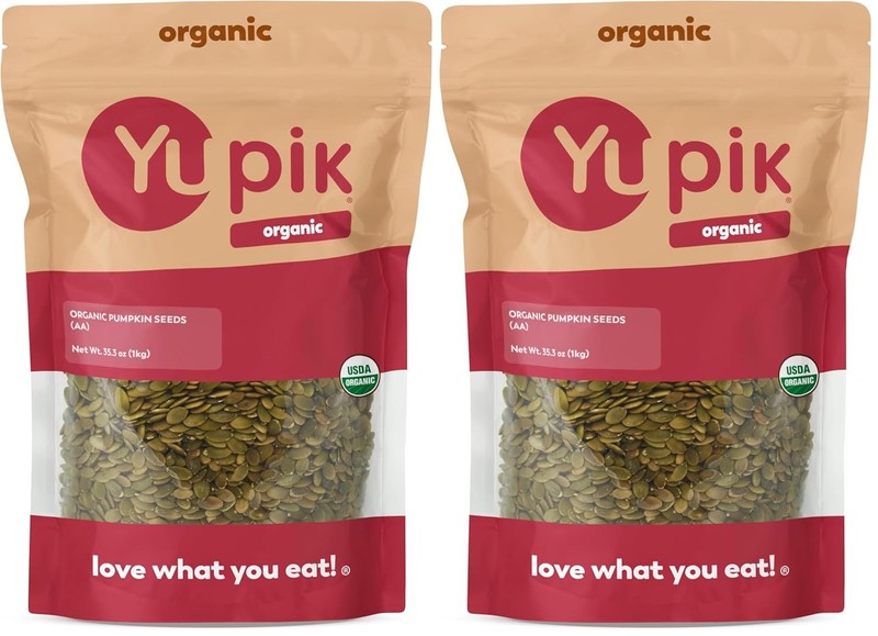 Organic Raw Pumpkin Seeds No Shell Gluten Free Non GMO 2.2 lb 35.2 oz Raw gallery