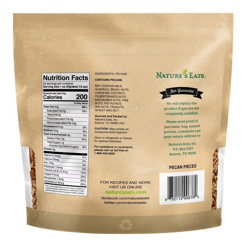 Nature's Eats Pecan Pieces, 24 oz. gallery