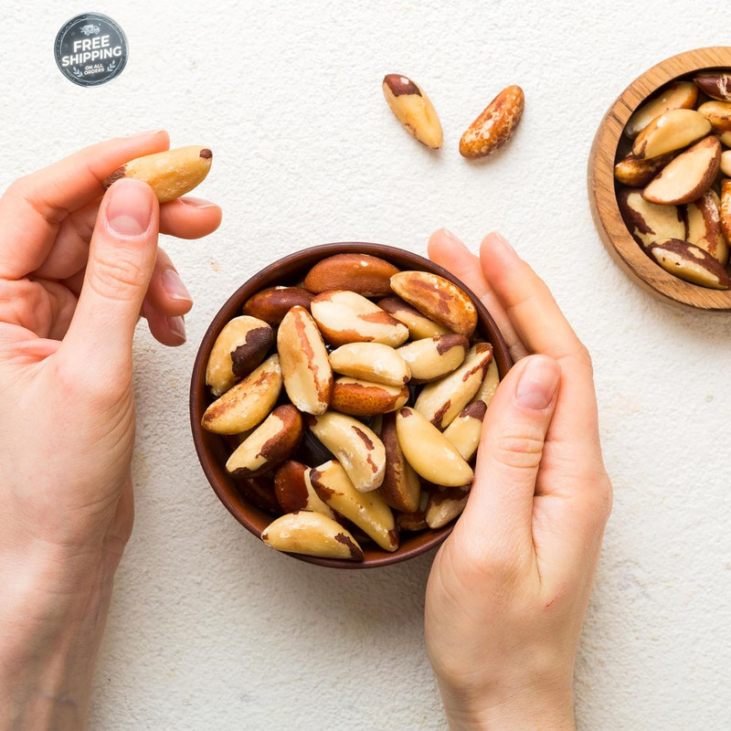 Organic Raw Brazil Nuts Whole No Shell Non-gmo Vegan Gluten-free Kosher 6.5oz gallery