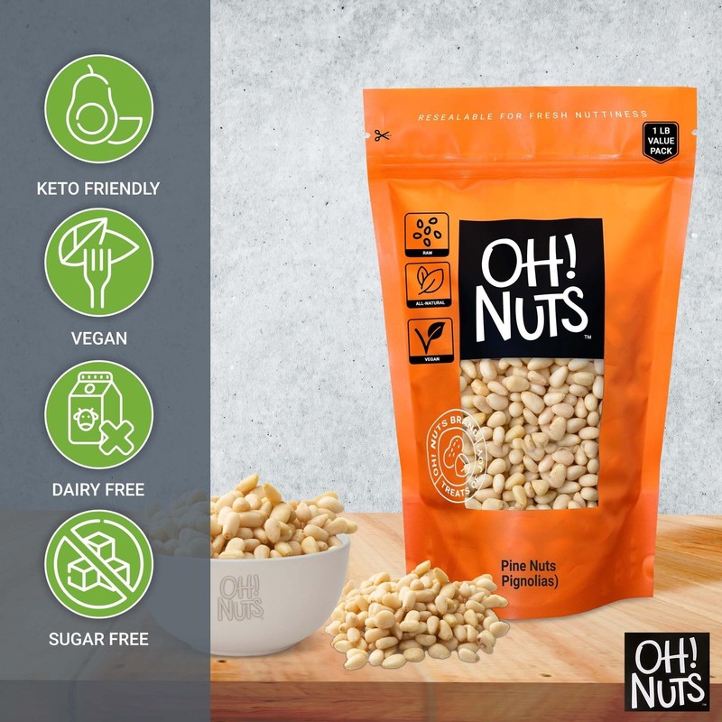 Raw Pine Nuts 1 Lb Shelled Premium Quality Perfect For Cooking And Baking gallery