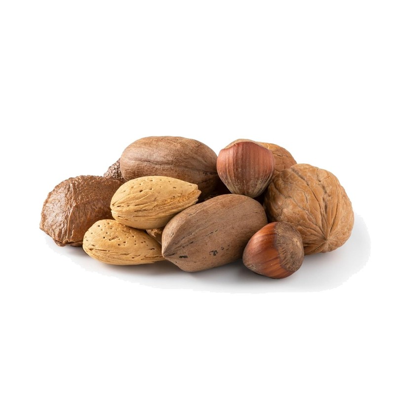 Raw Mixed Nuts: Almonds, Walnuts, Pecans 6 LBS