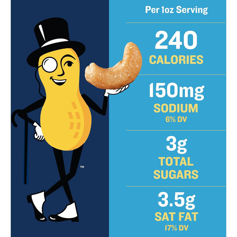 Cashews Salted, Plant-Based Protein, Individually Packed Snacks, Quick Snack for gallery