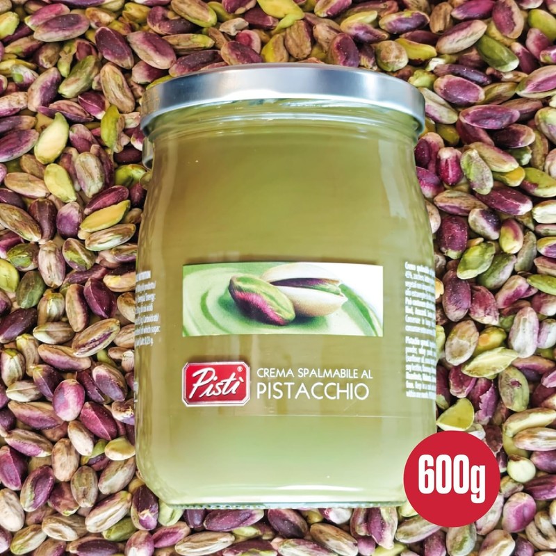 Pisti Cream of Pistachio from Sicily 21.2 Ounce 600g | Artisanal Italian Nut ... gallery